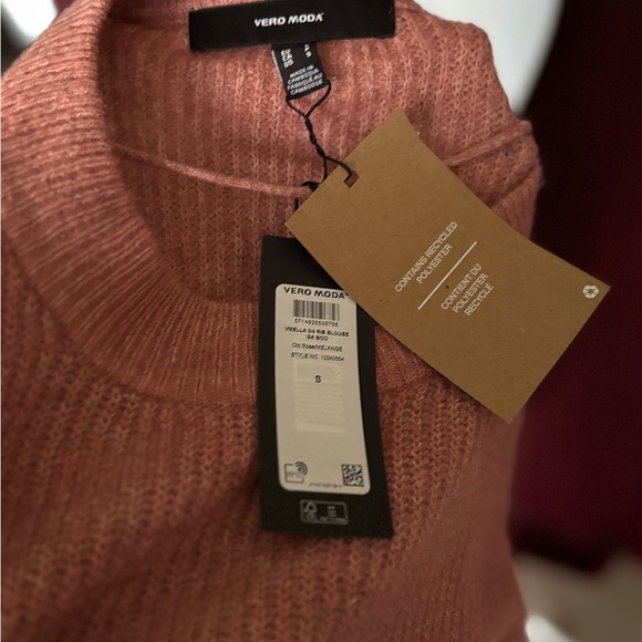 Vero Moda Dusty Pink Crew Neck Sweater - Picture 7 of 7